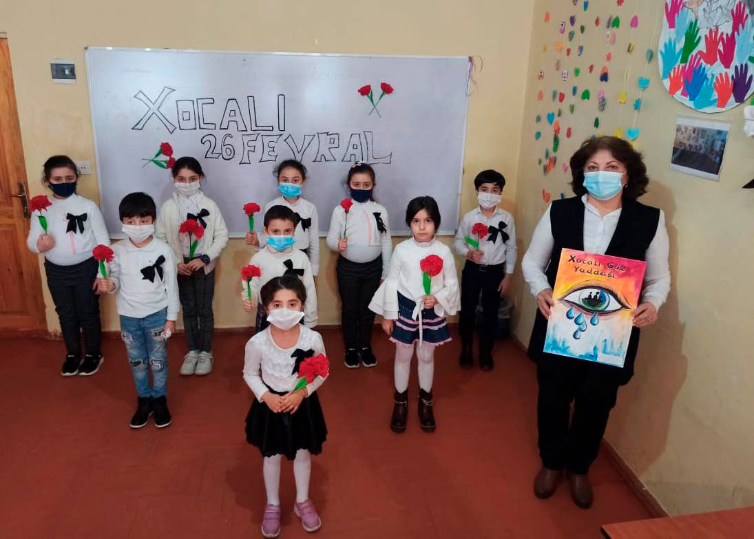 Təhsil müəssisələrində Xocalı soyqırımına həsr olunmuş tədbirlər keçirilib - FOTO