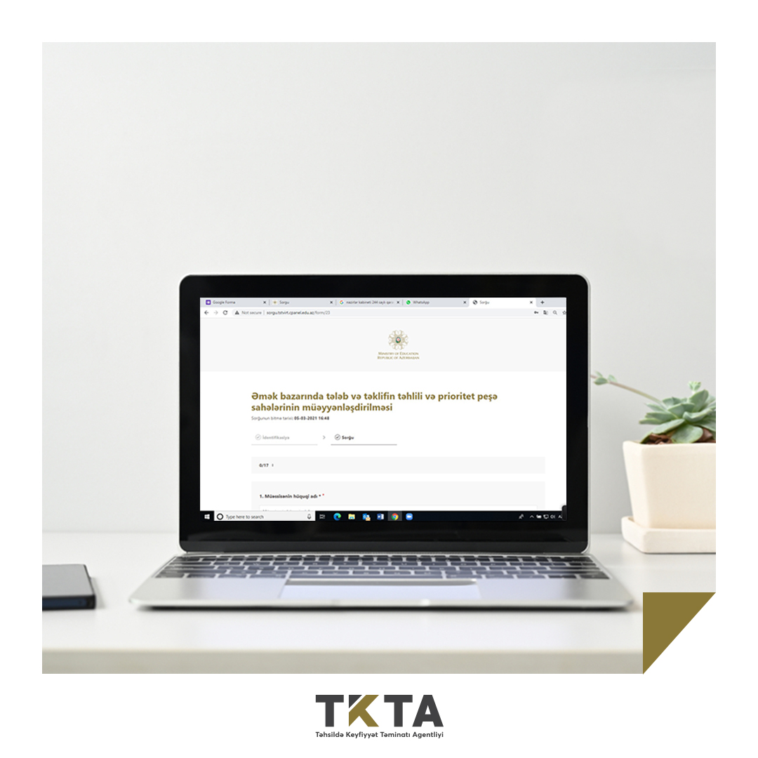 TKTA işəgötürənləri peşə təhsili üzrə sorğuda iştirak etməyə dəvət edir  