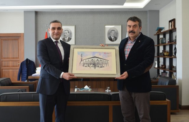 MDU rektoru Ankara Hacı Bayram Veli Universitetini ziyarət edib - FOTO