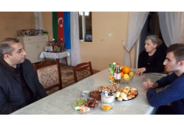 MDU əməkdaşları şəhid ailələrini ziyarət edib