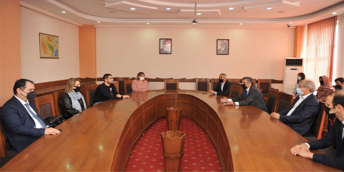 BMU-da Vətən müharibəsinin qazisi Pərviz Əliyevlə görüş keçirilib  