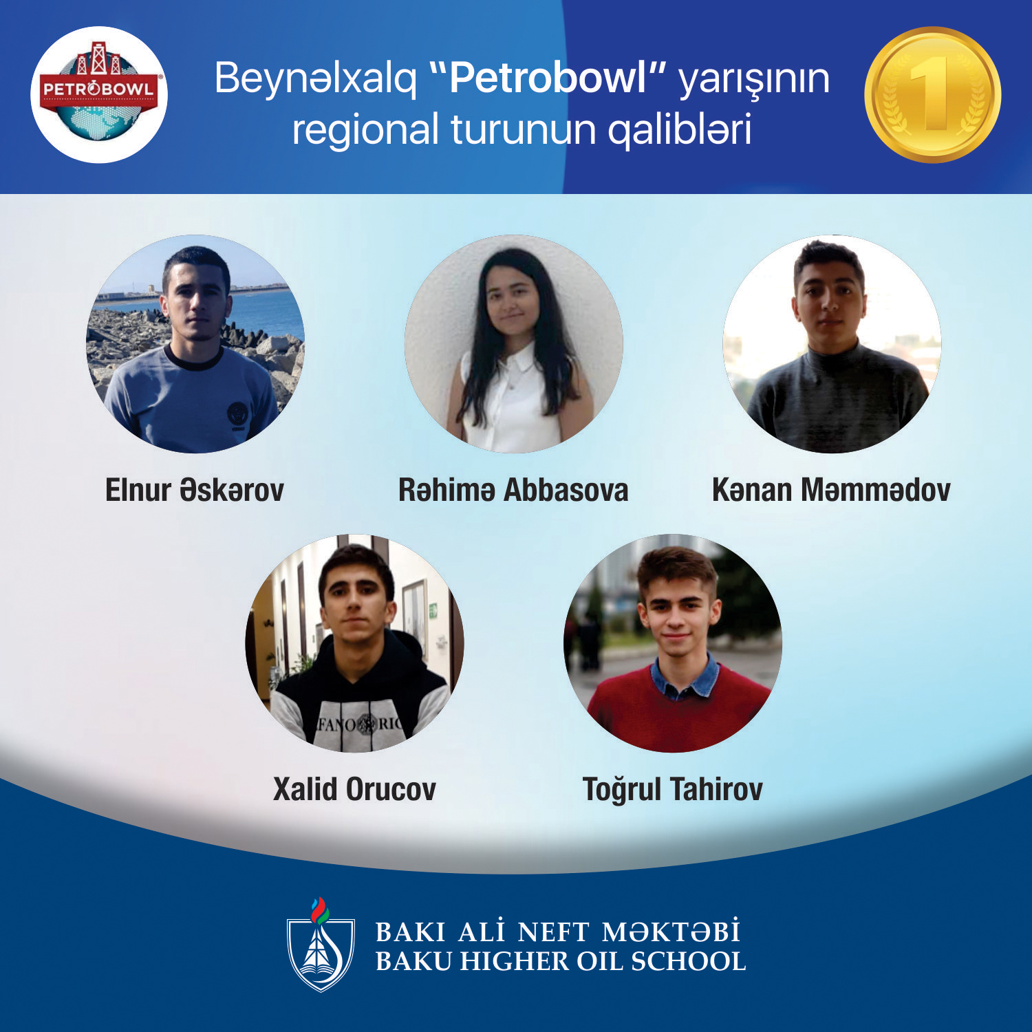 BANM  regional “Petrobowl” yarışının qalibi oldu 