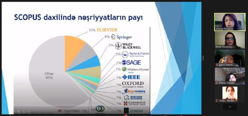UNEC-də seminar: “SCOPUS indeksli jurnalların axtarış qaydaları”