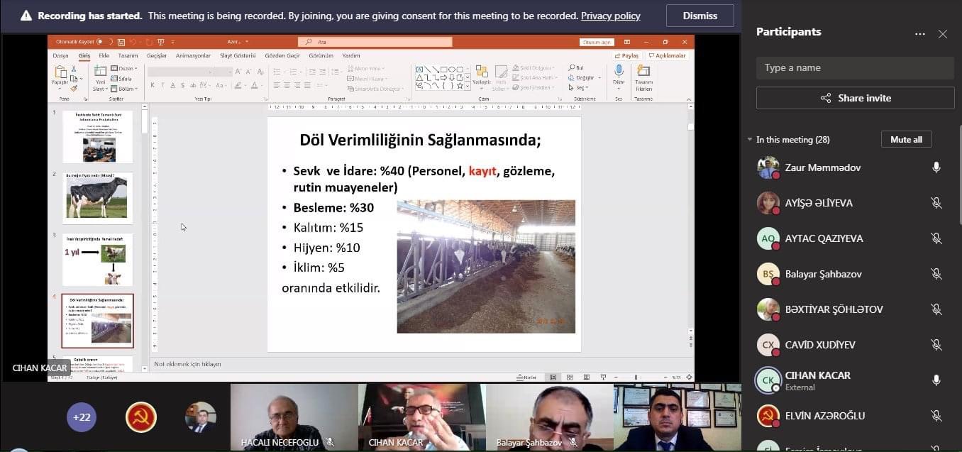 LDU ilə Türkiyənin Kars Kafkas Universiteti arasında onlayn dərslər davam edir