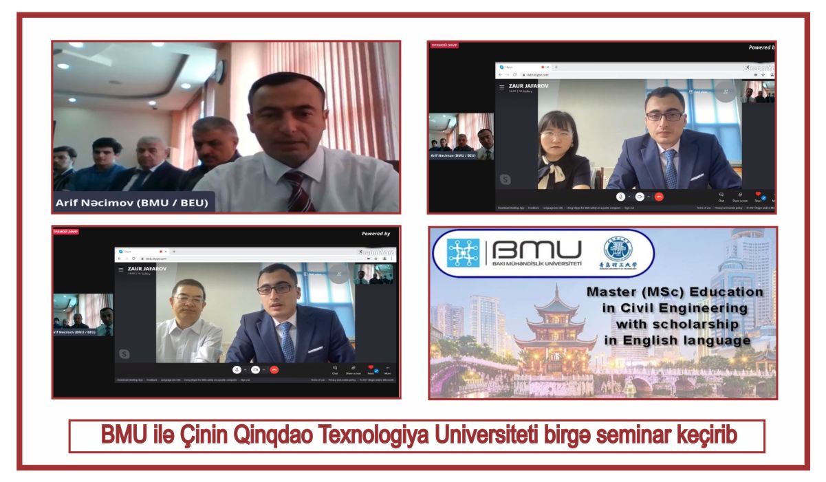 BMU Çinin Qinqdao Texnologiya Universiteti ilə əməkdaşlığa başlayıb  