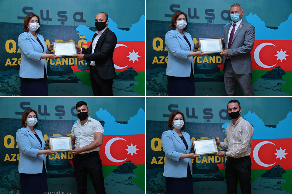 Vətən müharibəsində iştirak edən müəllimlərlə görüş keçirilib-FOTO  