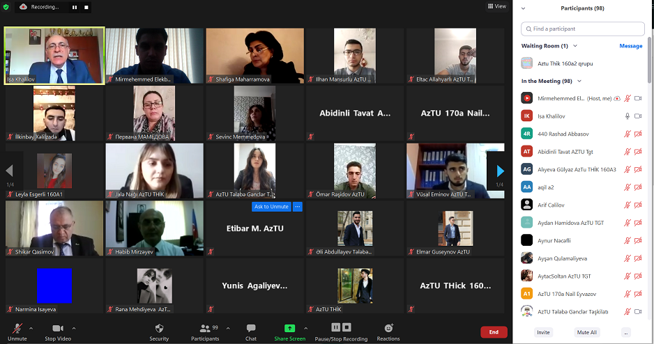 AzTU-da  28 May - Respublika Günü münasibətilə tədbir keçirilib-FOTO