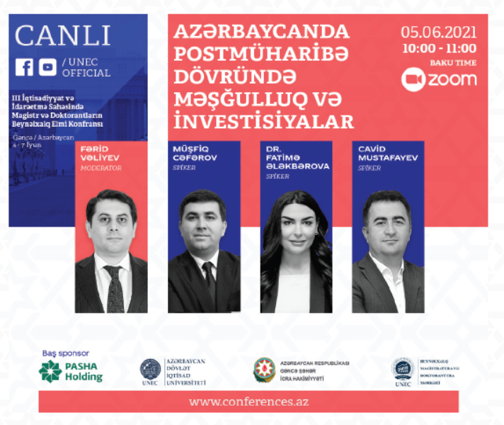 “Azərbaycanda postmüharibə dövründə məşgulluq və investisiyalar”| WORKSHOP