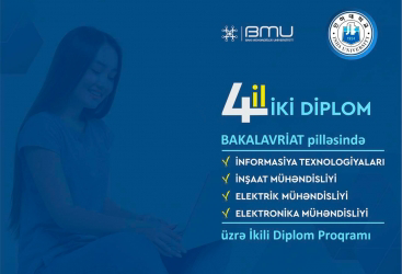 Mühəndislik ixtisasları üzrə ikili diplom proqramına növbəti qəbul aparılır