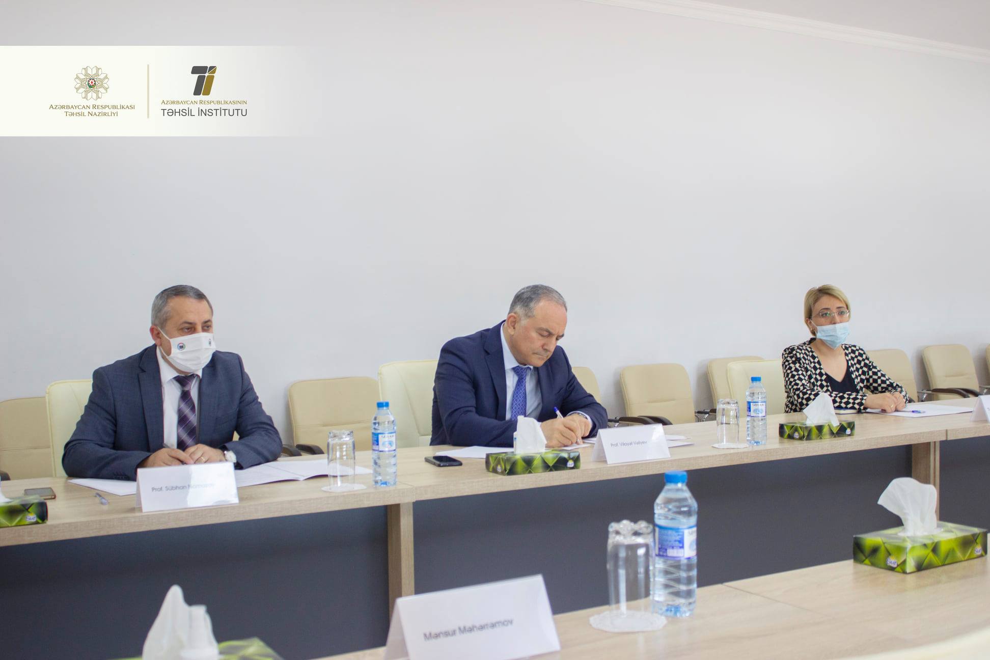  Azərbaycan Respublikasının Təhsil İnstitutu ilə AzTU rəhbərlikləri arasında görüş keçirilib-FOTO   