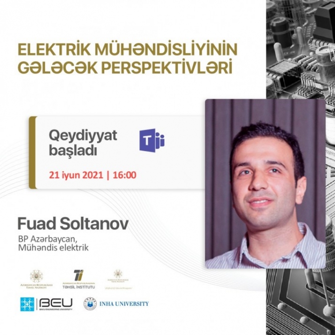 Elektrik mühəndisliyi ixtisası ilə bağlı vebinar təşkil olunacaq  