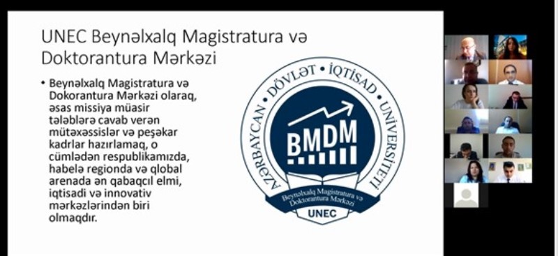 UNEC-də “Dayanıqlı inkişaf və yaşıl iqtisadiyyat” mövzusunda müzakirələr aparılıb