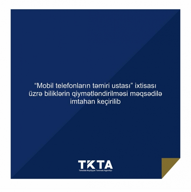 TKTA tərəfindən test imtahanı keçirilib  