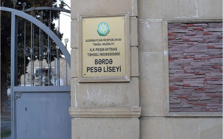 Peşə liseyi direktorunun cinayət işi məhkəməyə göndərilib  