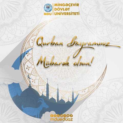 MDU rektoru Qurban bayramı münasibəti ilə kollektivi təbrik edib