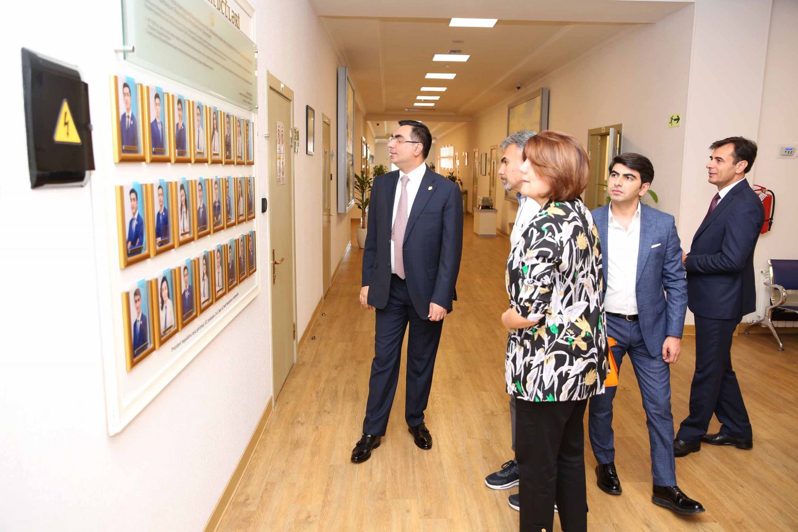 Media kapitanları Bakı Ali Neft Məktəbində-FOTO  