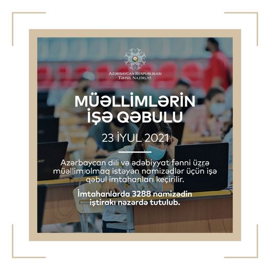 Azərbaycan dili və ədəbiyyat fənni üzrə imtahanlar davam edir 