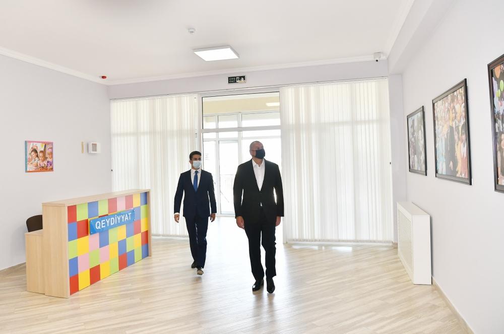 Naftalan şəhərində 200 yerlik körpələr evi-uşaq bağçası istifadəyə verilib