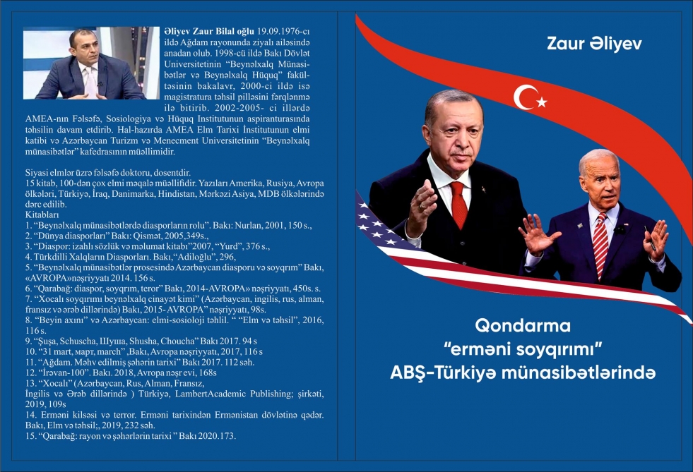 Uydurma “erməni soyqırımı”nı ifşa edən kitab nəşr olunub  