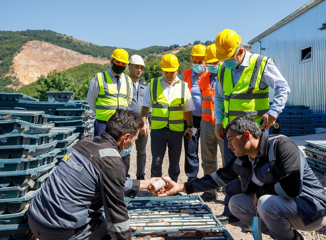 AzTU rəhbərliyi “AzerGold” QSC-nin Çovdar İnteqrəolunmuş Regional Emal Sahəsi ilə tanış olub