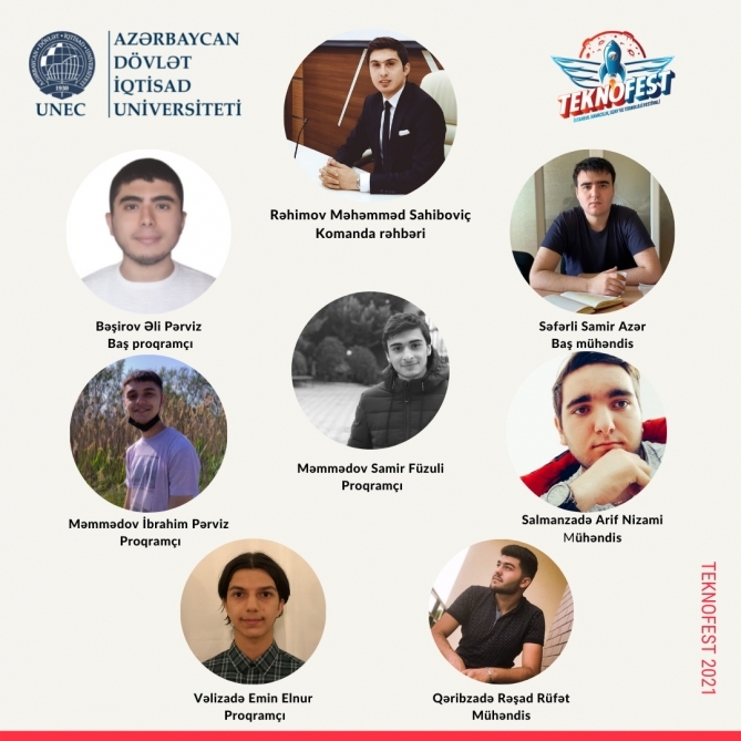 UNEC tələbələri “TEKNOFEST”in finalına hazırlaşırlar  