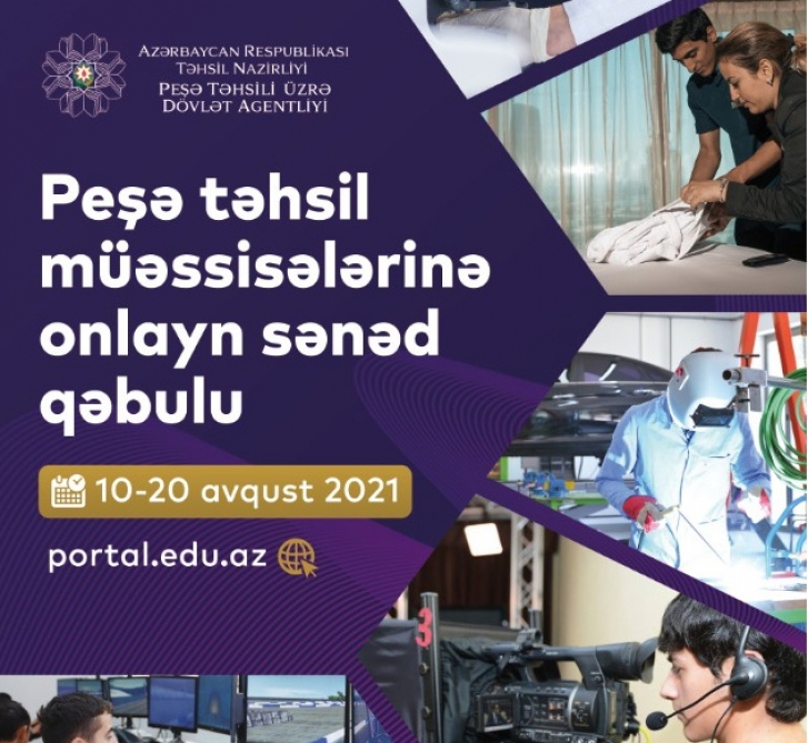Peşə təhsili müəssisələrinə tələbə qəbulu başa çatır  