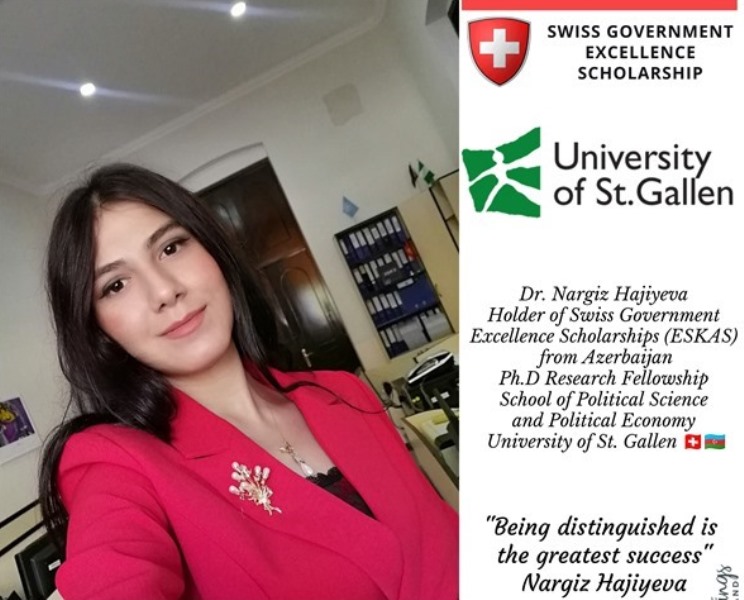 UNEC-in gənc tədqiqatçısı bir il ərzində İsveçrədə tədqiqat aparacaq