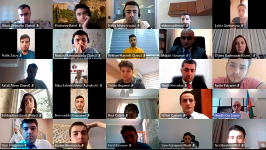 Xaricdə təhsil almaq hüququ qazanmış tələbələrlə onlayn görüş keçirilib  