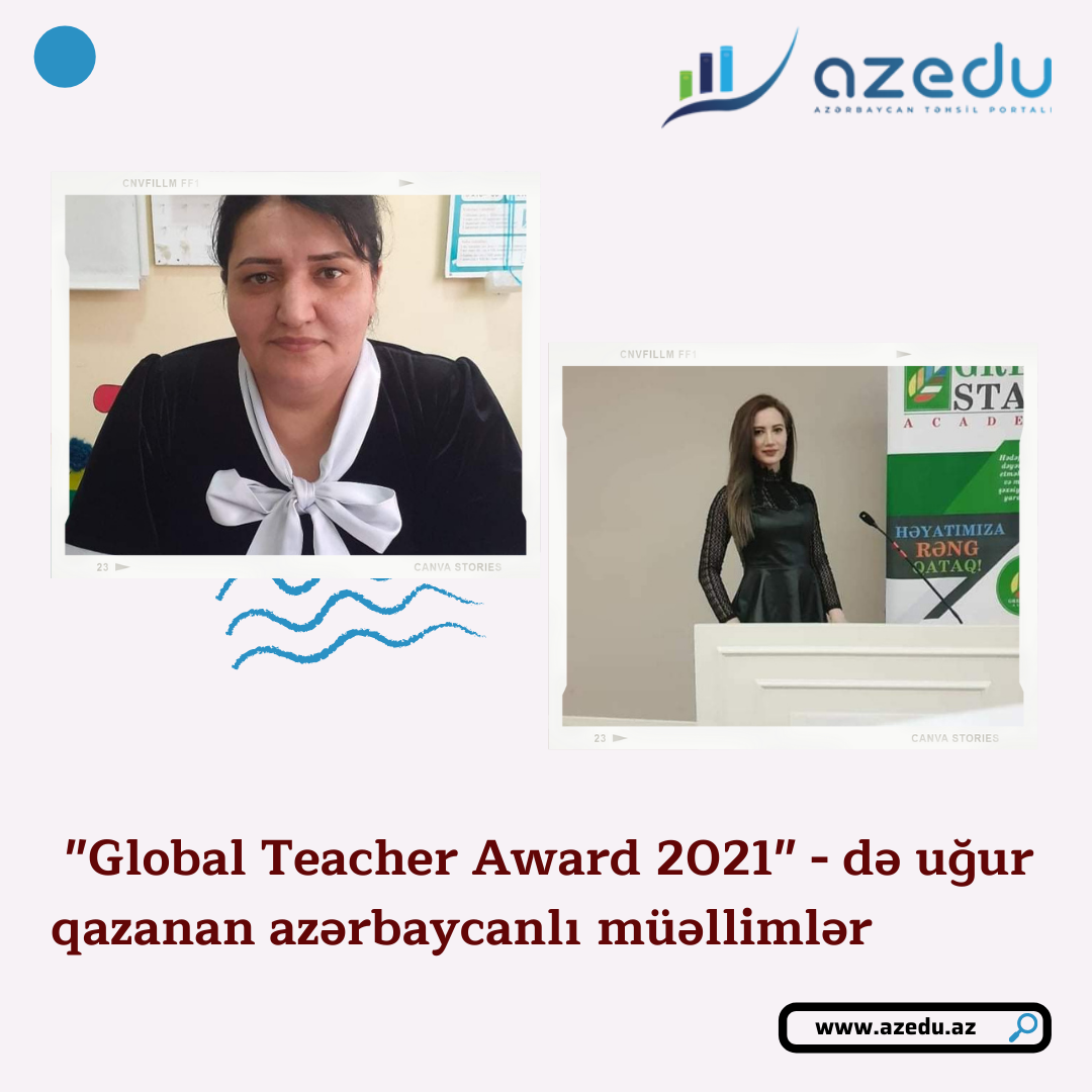 “İlin müəllimi” müsabiqəsinin finalçıları   “Golabal  Teacher  Award  - 2021”-nin mükafatını qazandılar-FOTO