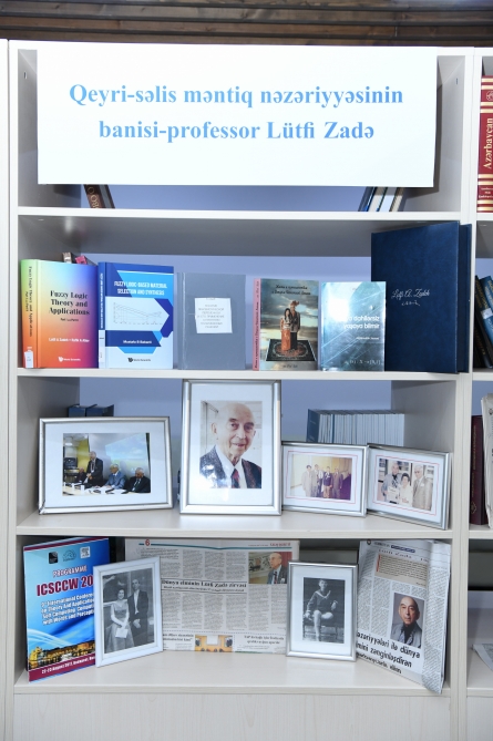 Azərbaycan Dövlət Neft və Sənaye Universitetində görkəmli alim Lütfi Zadəyə  kitab sərgisi həsr olunub  