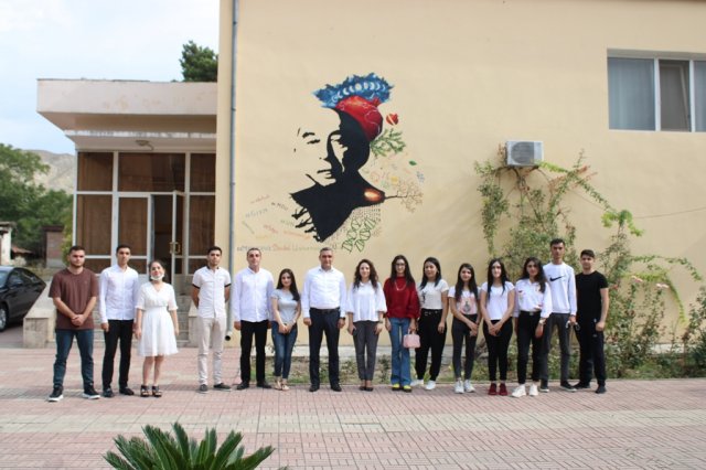 Mingəçevir Dövlət Universitetində fəal tələbələrlə görüş keçirilib-FOTO  
