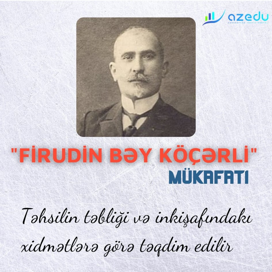 “Firudin bəy Köçərli” mükafatının qalibləri - SİYAHI