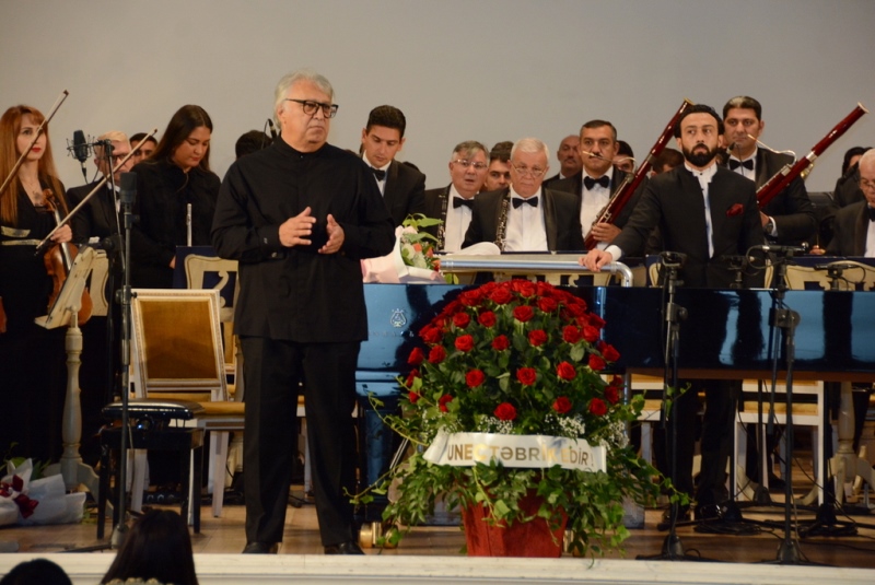 Bakı Musiqi Akademiyasından UNEC kollektivi üçün xüsusi konsert proqramı-FOTO