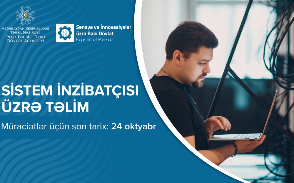 Sistem inzibatçısı istiqaməti üzrə qısamüddətli təlimlər keçiriləcək