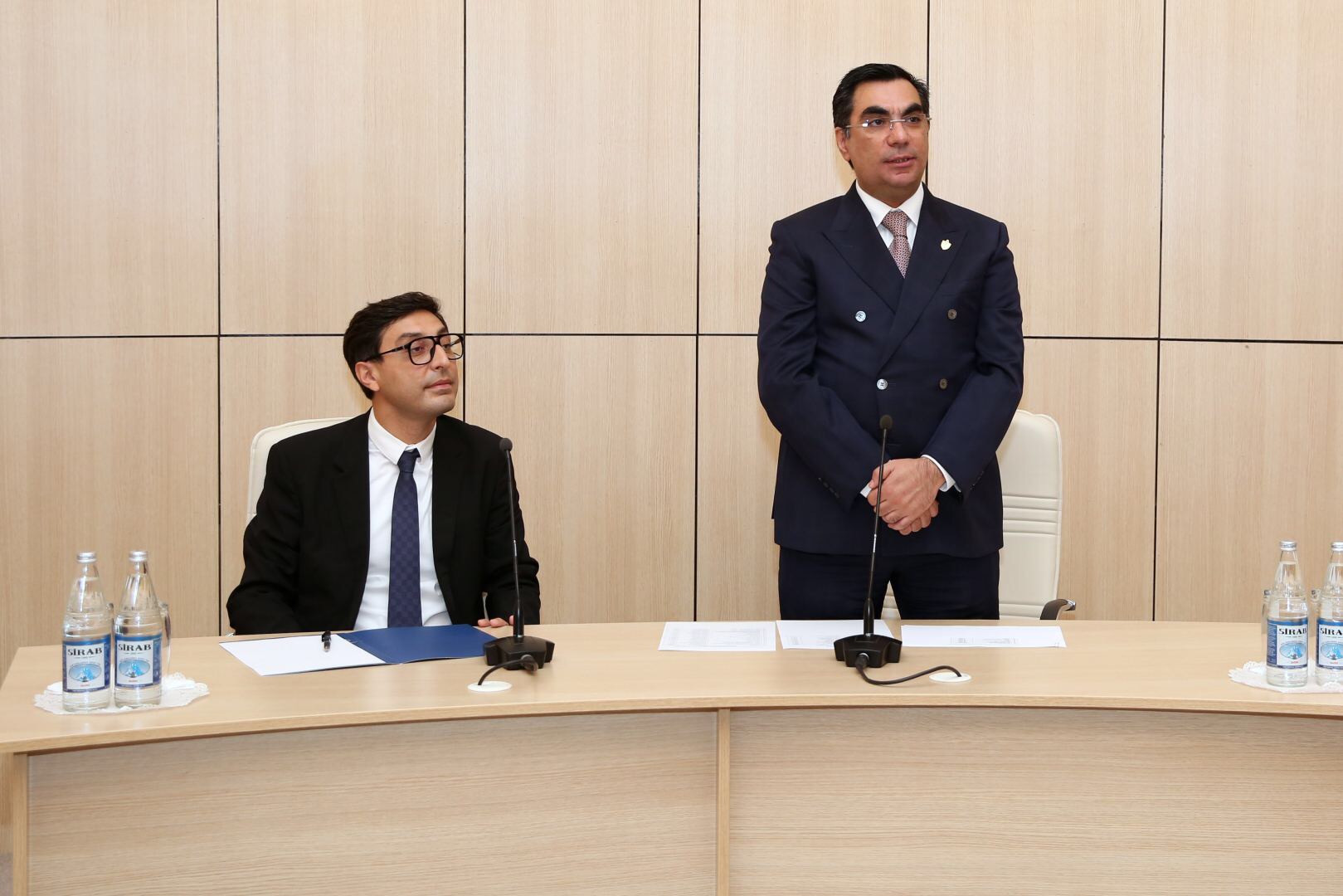 Gənclər və idman naziri Bakı Ali Neft Məktəbində olub (FOTO)