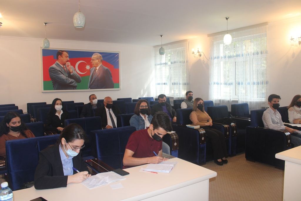 Mingəçevir Dövlət Universitetində “Vətən müharibəsi” mövzusunda debat keçirilib (FOTO)  
