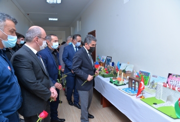Paytaxt məktəbində şəhidin anım mərasimi keçirilib-FOTO