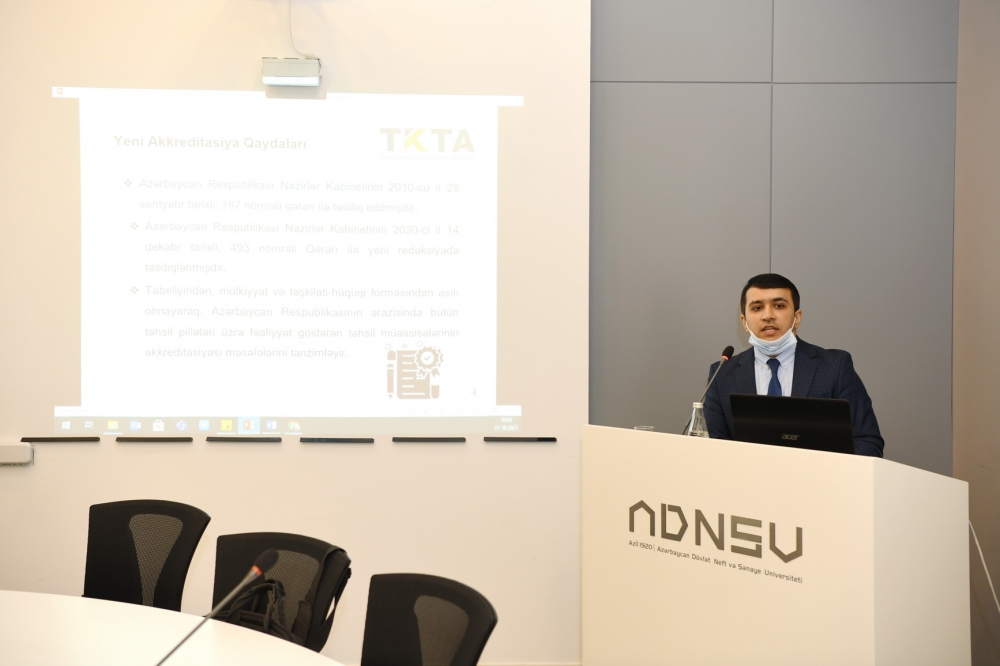 ADNSU-da yeni akkreditasiyaya hazırlıqla bağlı seminar keçirilib 