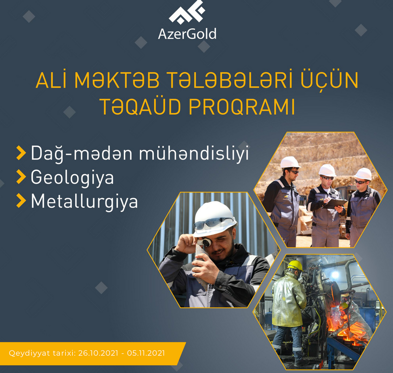 “AzerGold” tələbələr üçün Təqaüd proqramı elan edir  