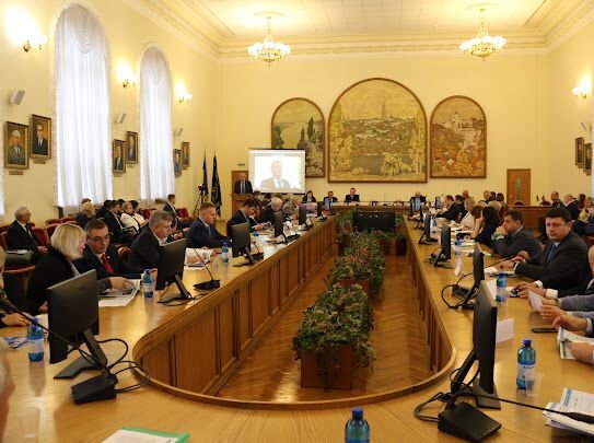 MDU Kiyev Milli İqtisadiyyat Universitetinin 115 illik yubileyində təmsil olunub-FOTO
