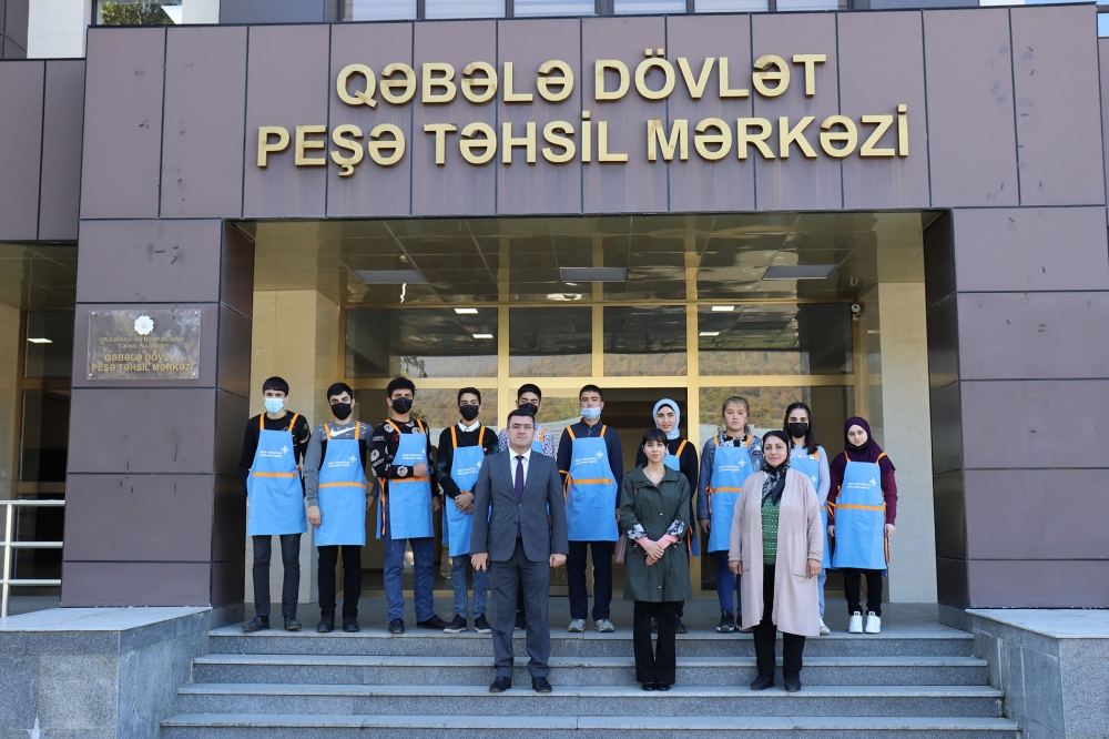 Peşə təmayüllü siniflərin şagirdləri Qəbələ Dövlət Peşə Təhsil Mərkəzində təcrübədə olublar