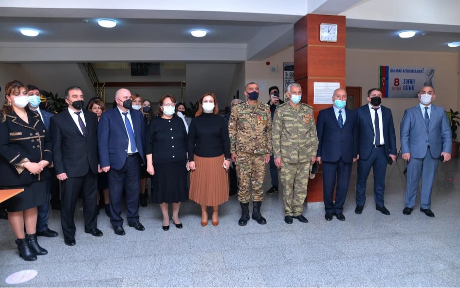 Bakı və Şuşa məktəbi arasında saziş imzalanıb və ağacəkmə aksiyası keçirilib  