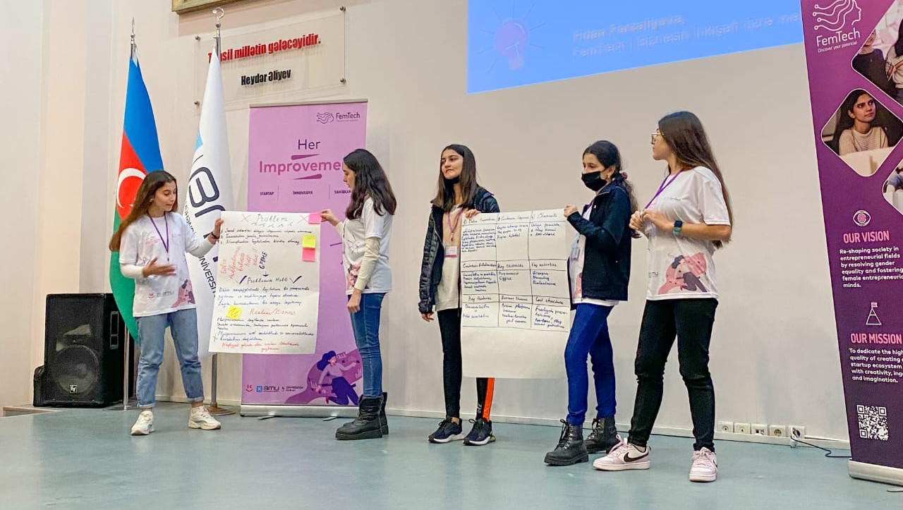 BMU-da yeniyetmələr üçün “Her Improvement” adlı inkişaf proqramı keçirilib  