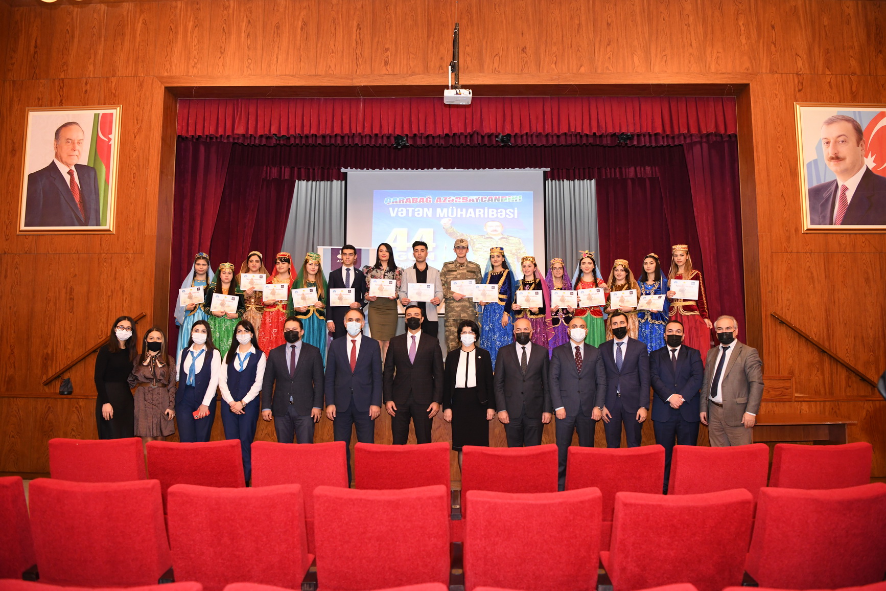 ADNSU-da Zəfər gününə həsr olunmuş “Qayıdış” adlı bədii kompozisiya nümayiş olunub