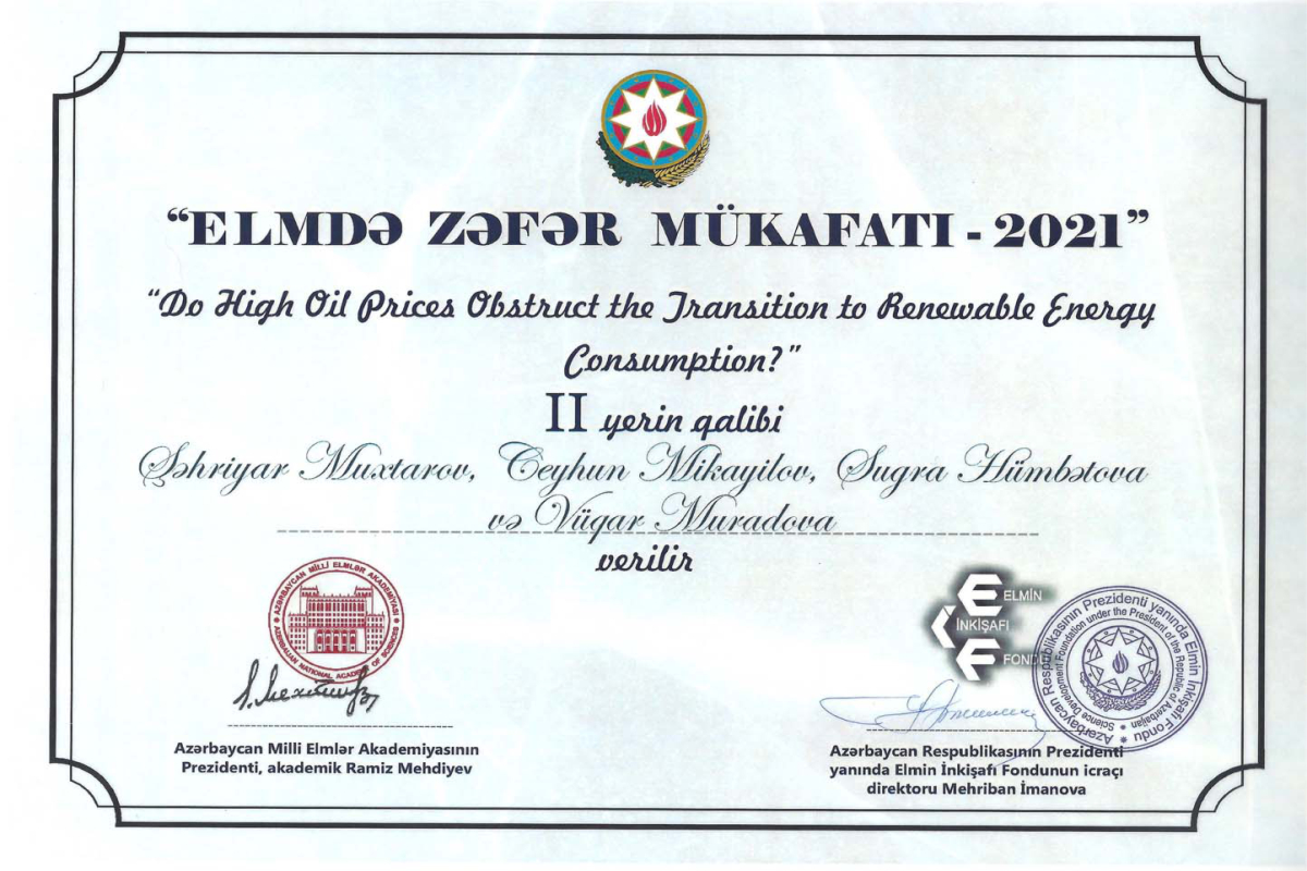 BMU dosentinin elmi işi müsabiqədə II yerə layiq görülüb  