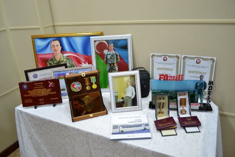 UNEC-in şəhid məzunu Mürsəl Kazımlının xatirəsi anılıb-FOTO