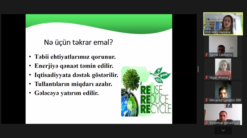 UNEC-də maarifləndirici tədbir keçirilib-FOTO