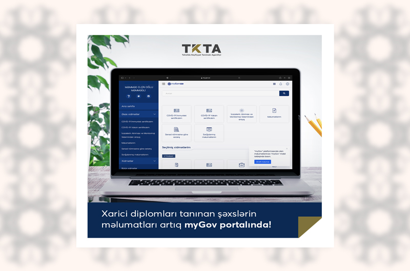 Xarici diplomları tanınan şəxslərin bütün məlumatları - Bu ünvanda 