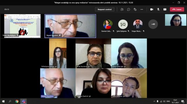 MDU-da “Məişət zorakılığı və ona qarşı mübarizə” mövzusunda seminar keçirilib