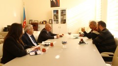 Qars Qafqaz Universitetinin professoru LDU-da olub.